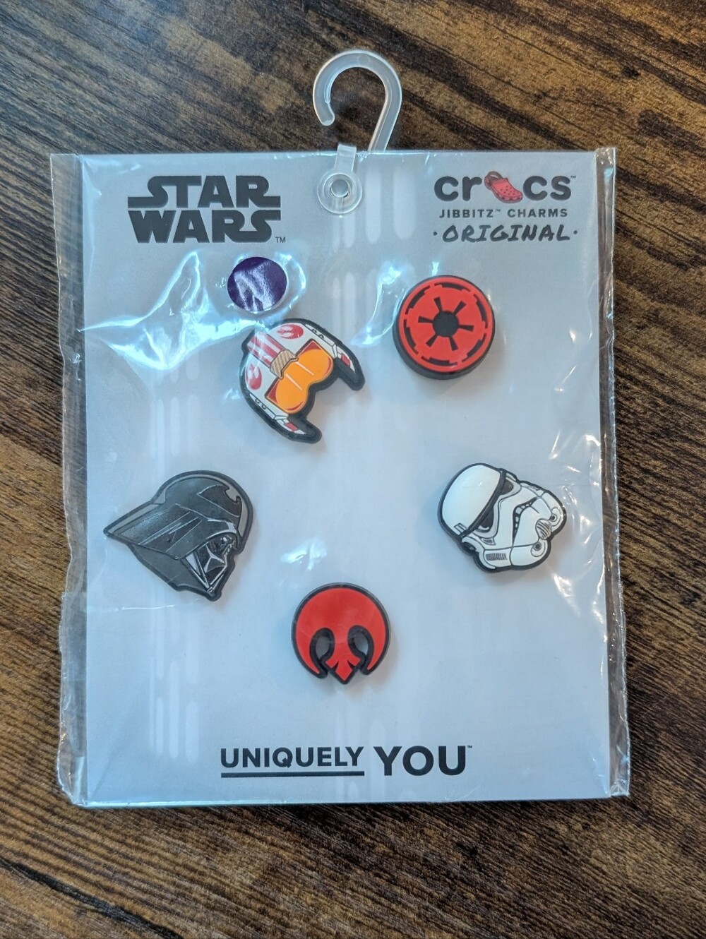 NWT Crocs Starwars Themed Jibbitz, 5 total